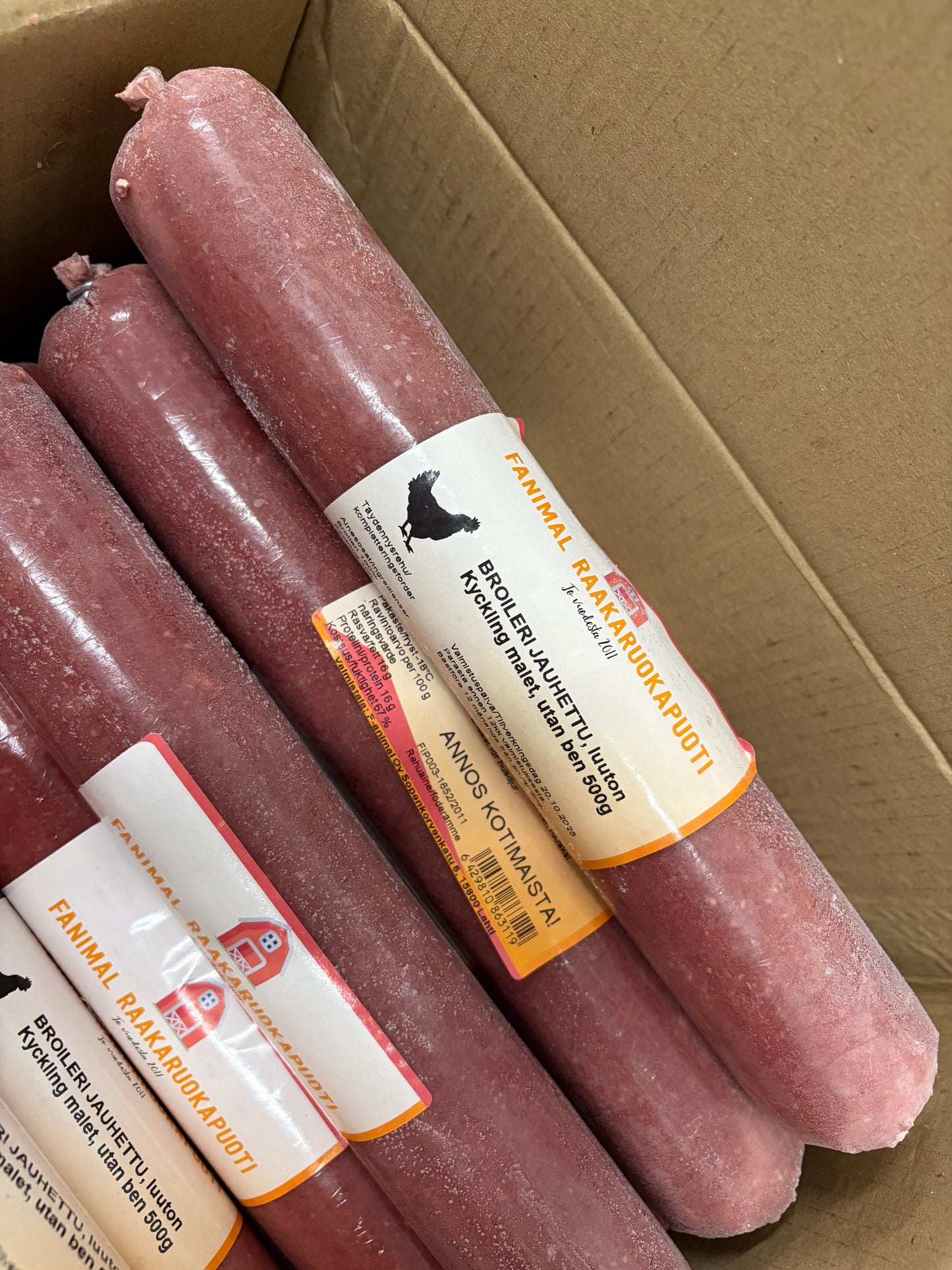 Broileri jauhettu, luuton 500g (E)