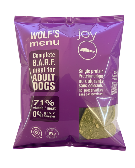 Wolf's Menu Toukka täysravinto 800g (F)