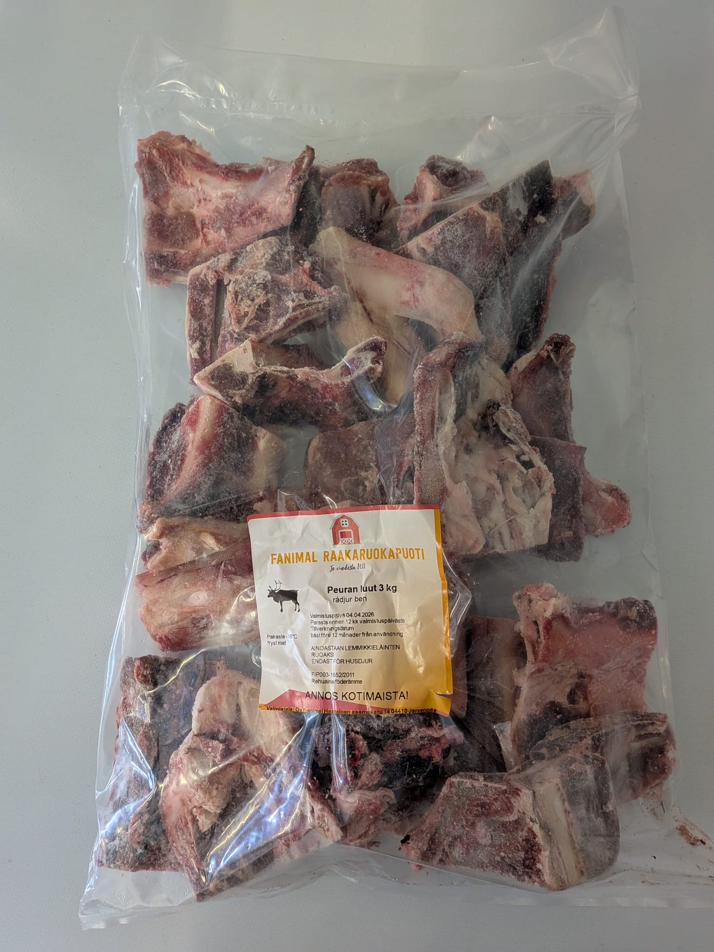 Fanimal Peuran luut 3kg (C)
