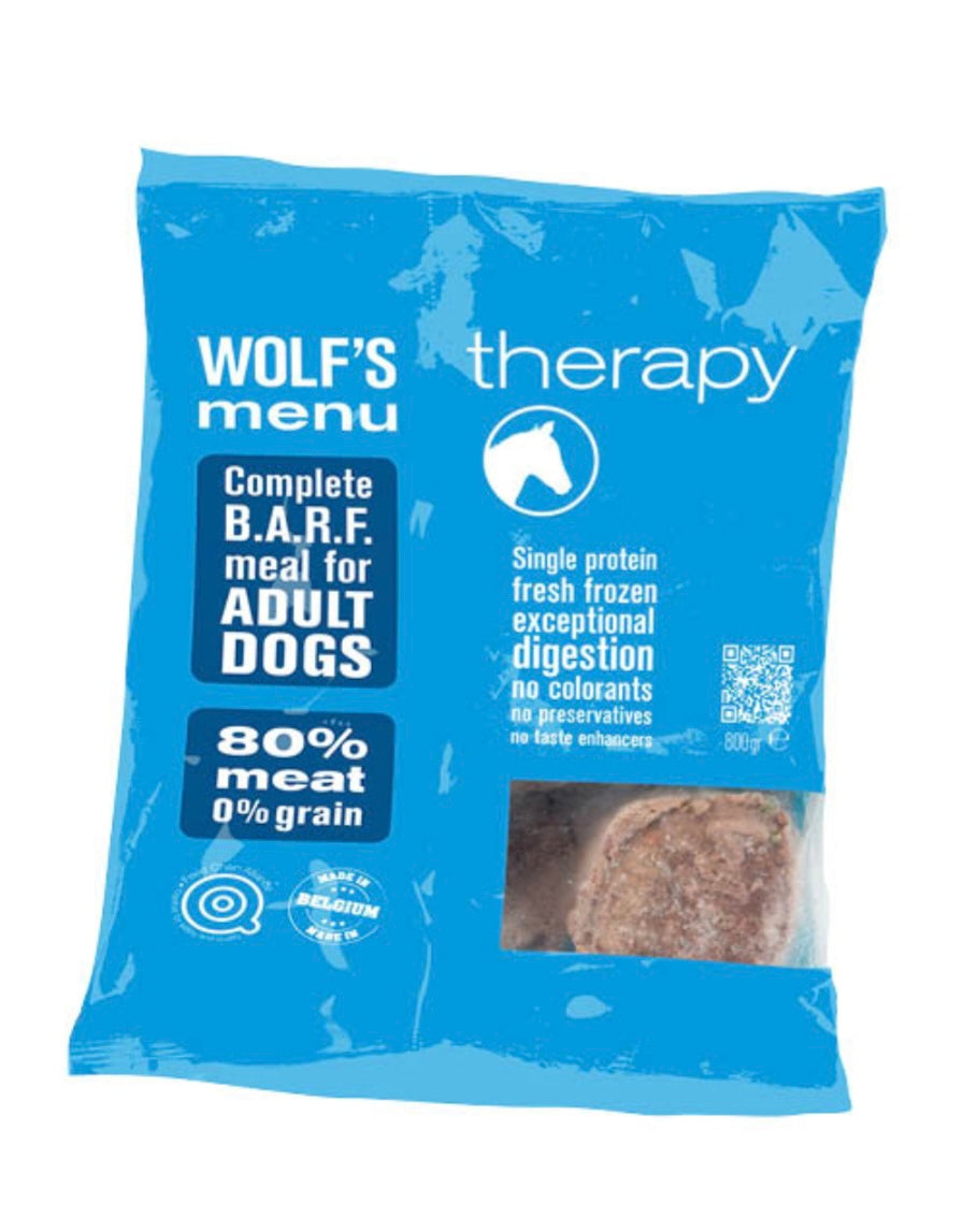 Wolf's menu Therapy Hevonen täysravinto 800g (F)