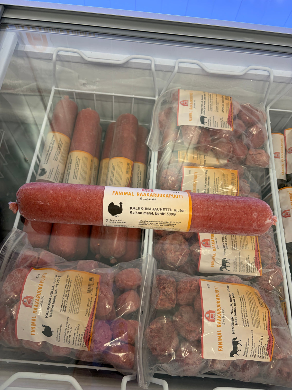 Fanimal Kalkkuna jauhettu, luuton 500g (E)