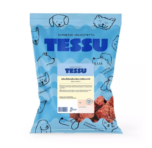 Tessu naudan jauhelihakuvio 1kg (A)