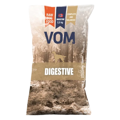 VOM Digestive raakaruoka pullat 2,5kg (VOM-pakastin)