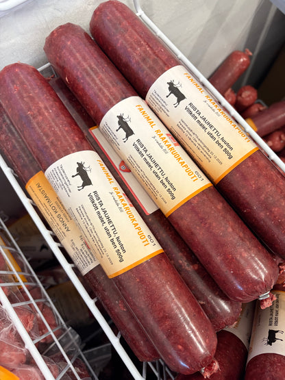 Riista jauhettu, luuton 500g (E)