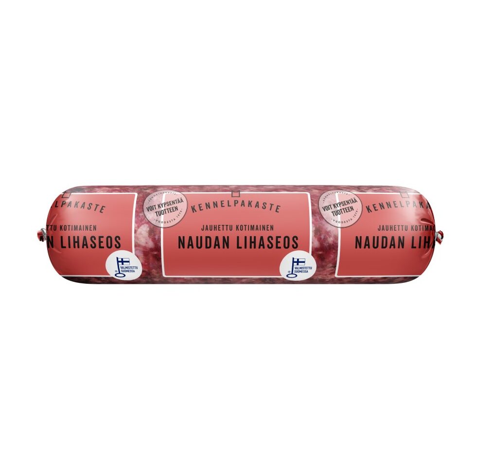 Kennelpakaste jauhettu naudan lihaseos 800g (H)