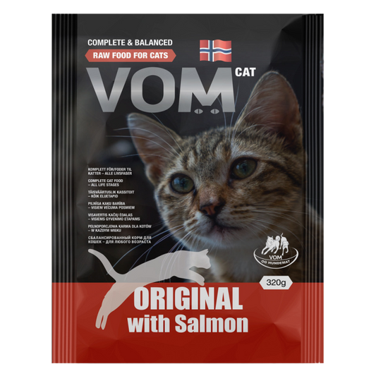 VOM Kissan raakaruoka Kana-Lohi 320g (VOM-pakastin)