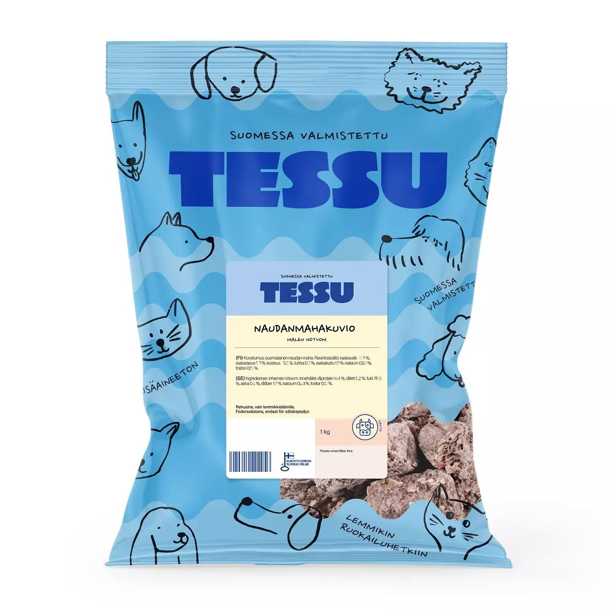 UUTUUS Tessu Naudanmahakuvio 1kg (A)