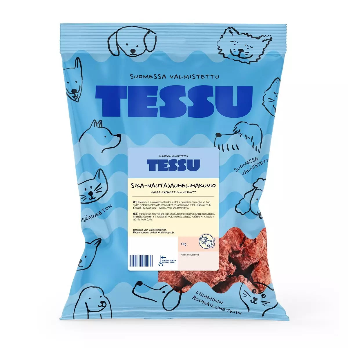 UUTUUS Sika-nautajauhelihakuvio 1kg (A)