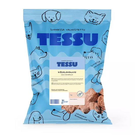 UUTUUS! Kirjolohikuvio (pullat) 1kg (A)