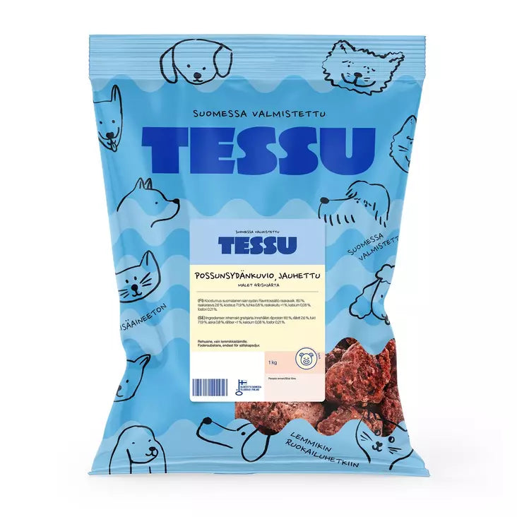 Possunsydänkuvio, jauhettu 1kg (A)