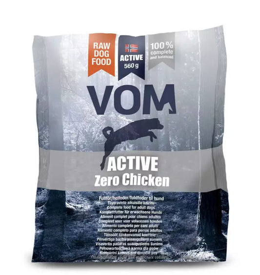 Vom Active Zero Chicken pullat 560g (VOM-pakastin)