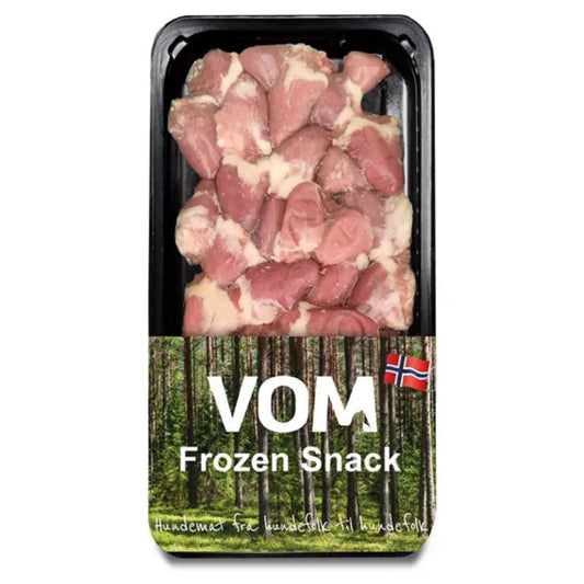 VOM Snack Broilerin sydän 250g (VOM-pakastin)